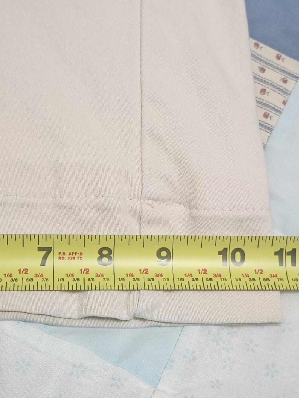 Flamingals Beige Belted Pants XL 34x28 Wide Leg Soft Cotton Resort Coast Career - Picture 12 of 14
